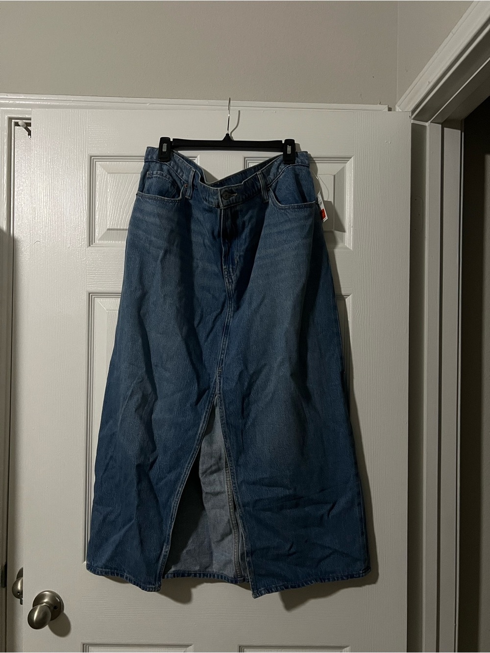 Old Navy Blue Denim Skirt with Coin Pocket